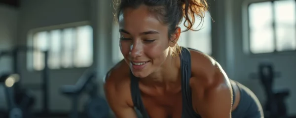 Athlète en pleine puissance lors d'un entraînement, illustrant la canalisation de l'énergie